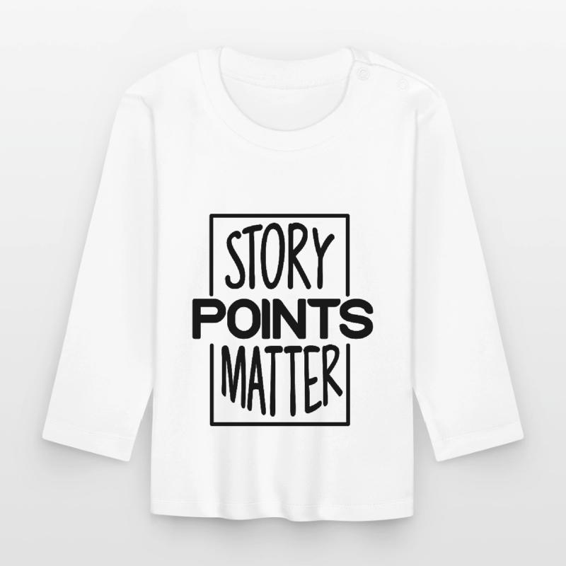 Scrum Story Points Scrum Programmierer Baby Bio-Langarmshirt