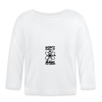 Physics - Organic Baby Long Sleeve T-Shirt - white - Front