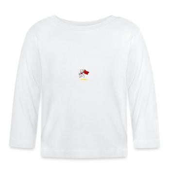 My Cat is a Communist - Organic Baby Long Sleeve T-Shirt - white - Front