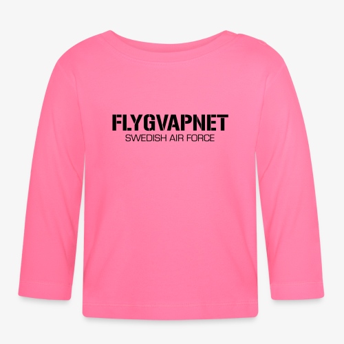 FLYGVAPNET - SWEDISH AIR FORCE - Ekologisk långärmad T-shirt baby