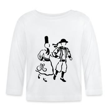 Breizh - Baby Bio-Langarmshirt - Weiß - Vorne