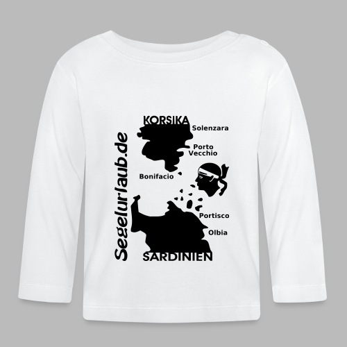 Korsika Sardinien Mori Shirt - Baby Bio-Langarmshirt