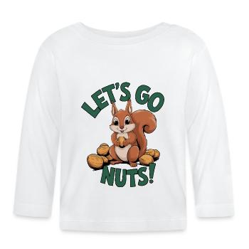 Soyons fous ! - T-shirt manches longues bio Bébé - blanc - Devant