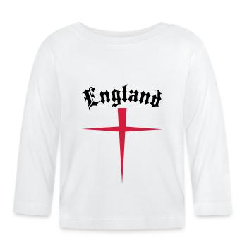 OLD ENGLAND - T-shirt manches longues bio Bébé - blanc - Devant