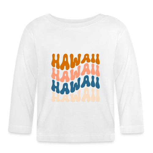 Hawaii - Baby Bio-Langarmshirt