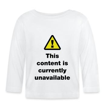 ⚠ This Content Is Currently Unavailable - Organic Baby Long Sleeve T-Shirt - white - Front