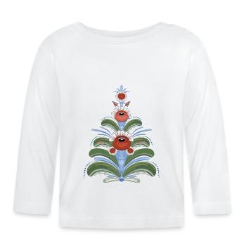 Kurbits Dalisk - Baby Bio-Langarmshirt - Weiß - Vorne