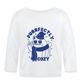 Parfaitement douillet - T-shirt manches longues bio Bébé - blanc - Devant
