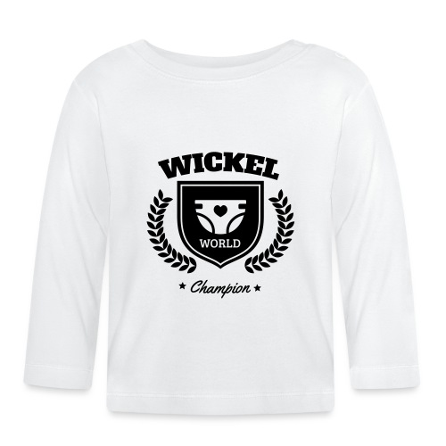 Wickel World Champion - Baby Bio-Langarmshirt