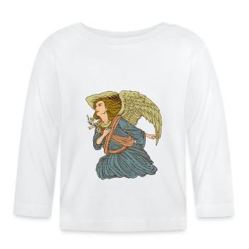 Archange Gabriel - T-shirt manches longues bio Bébé - blanc - Devant
