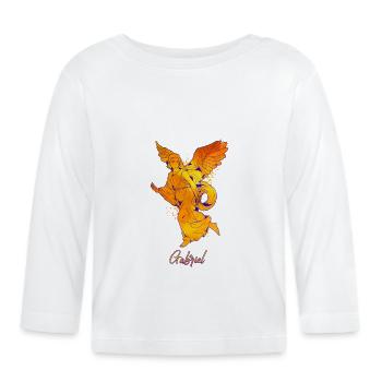 Archange Gabriel - T-shirt manches longues bio Bébé - blanc - Devant