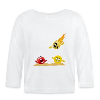 Bodja - Organic Baby Long Sleeve T-Shirt - white - Front