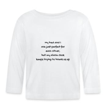 Des ruptures alarmantes - T-shirt manches longues bio Bébé - blanc - Devant