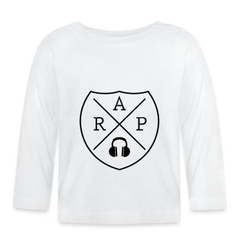 Rap Hip Hop - Baby Bio-Langarmshirt - Weiß - Vorne