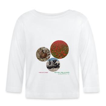 Nature lovers - T-shirt manches longues bio Bébé - blanc - Devant