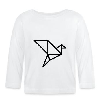 ORIGAMI COCOTTE - T-shirt manches longues bio Bébé - blanc - Devant