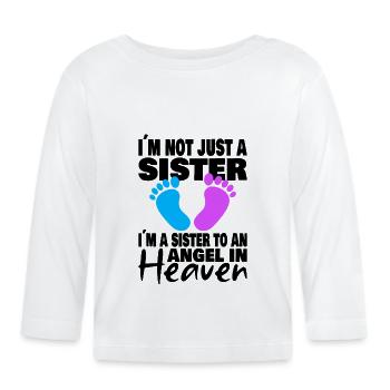 Infant Loss Miscarriage Awareness Pregnancy Loss - Organic Baby Long Sleeve T-Shirt - white - Front