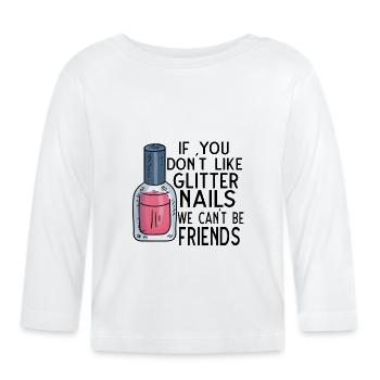 Nail Tech Nail Technician Manicurist Nails Artist - Organic Baby Long Sleeve T-Shirt - white - Front