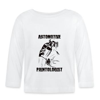 Auto painter Auto Body Painter Car mechanic - Organic Baby Long Sleeve T-Shirt - white - Front