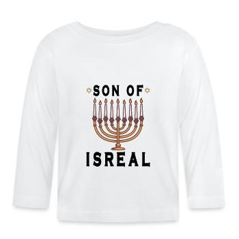 Israelite Jew Israelite Heritage Jewish Israel Jew - Organic Baby Long Sleeve T-Shirt - white - Front