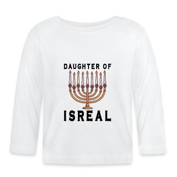 Israelite Jew Israelite Heritage Jewish Israel Jew - Organic Baby Long Sleeve T-Shirt - white - Front