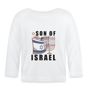 Israelite Jew Israelite Heritage Jewish Israel Jew - Organic Baby Long Sleeve T-Shirt - white - Front