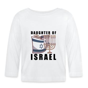 Israelite Jew Israelite Heritage Jewish Israel Jew - Organic Baby Long Sleeve T-Shirt - white - Front