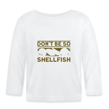 seashells shell collector shell collecting Gift - Baby Bio-Langarmshirt - Weiß - Vorne