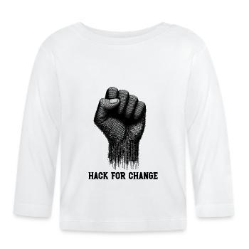 Ethical Hacking Analyst Ethical Cyber Security - Organic Baby Long Sleeve T-Shirt - white - Front