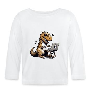 Ethical Hacking Analyst Ethical Cyber Security - Organic Baby Long Sleeve T-Shirt - white - Front