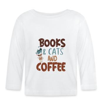 Cats Kitten Cat Mom Cat Dad Cat Cat Cat - Organic Baby Long Sleeve T-Shirt - white - Front