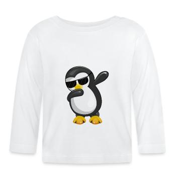 Penguins South Pole Antarctica Emperor Penguin Penguin Penguin - Organic Baby Long Sleeve T-Shirt - white - Front