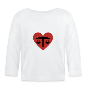 Lawyer Law Firm Lawyer Law Judge - Organic Baby Long Sleeve T-Shirt - white - Front