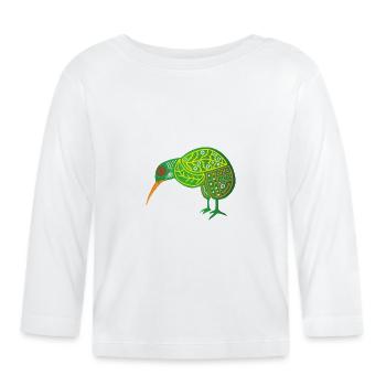 sydney melbourne canberra tennis rugby australien - Baby Bio-Langarmshirt - Weiß - Vorne