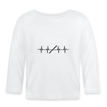 Flute Recorder Flutist Flute Player Flute - Organic Baby Long Sleeve T-Shirt - white - Front