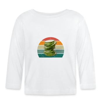 Plante Cultiver Terre Tomate Chou Carotte Légumes - T-shirt manches longues bio Bébé - blanc - Devant