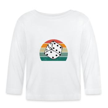 Jeu de société Jouer ensemble Jeu de société - T-shirt manches longues bio Bébé - blanc - Devant