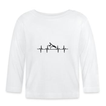 Insekten Fangschrecke mantis grün Gottesanbeterin - Baby Bio-Langarmshirt - Weiß - Vorne