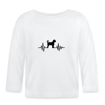 Dog Mom Dog Dad Owner Mistress Dogs Dog - Organic Baby Long Sleeve T-Shirt - white - Front