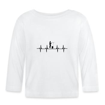 Clarinet player Clarinet player Clarinet - Organic Baby Long Sleeve T-Shirt - white - Front