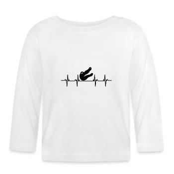 Alligator Alligator Reptiles Kayman Crocodile - Organic Baby Long Sleeve T-Shirt - white - Front