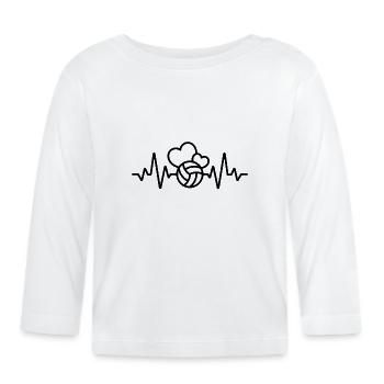 Volleyball Player Schmetterball Volley Volleyball - Organic Baby Long Sleeve T-Shirt - white - Front