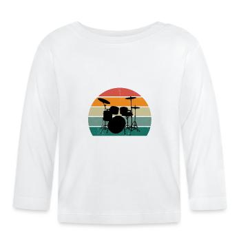 Musician Musician Playing Music Making Music - Organic Baby Long Sleeve T-Shirt - white - Front