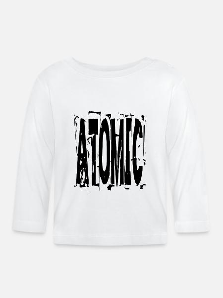 Atomic - Baby Bio-Langarmshirt - Weiß