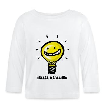 Helles Kerlchen - Baby Bio-Langarmshirt - Weiß - Vorne