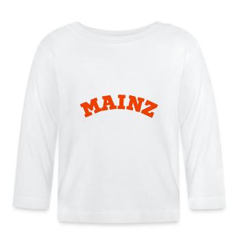 Mainz - Baby Bio-Langarmshirt - Weiß - Vorne