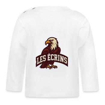 Adler-Emblem Les Ecrins - Baby Bio-Langarmshirt - Weiß - Hinten
