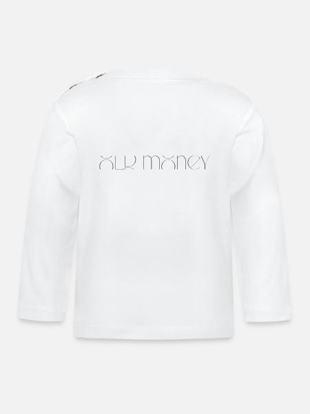 Old money - Baby Bio-Langarmshirt - Weiß