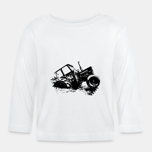 Surhålskörning Traktor Power - Ekologisk långärmad T-shirt baby