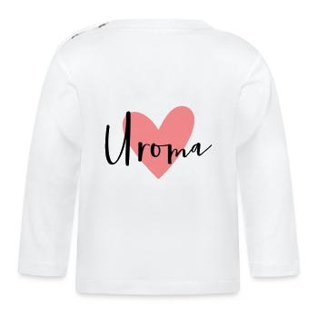 Le cœur de grand-mère - T-shirt manches longues bio Bébé - blanc - Dos